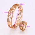 63812 Xuping best selling Summer Fashion Cuff Bangle Sets